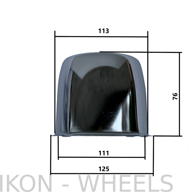 колпак ступичный D113 хром